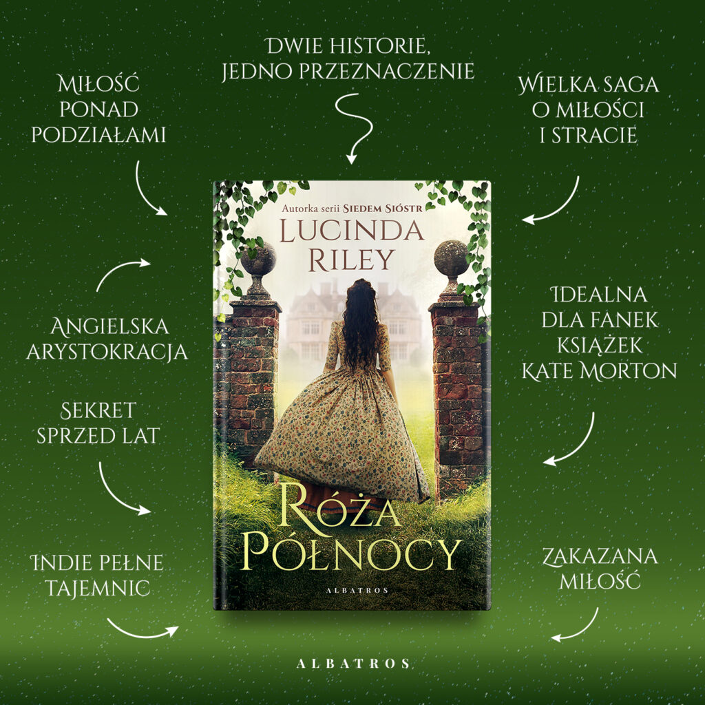 RÓŻA PÓŁNOCY/ barwione krawędzie – Lucinda Riley