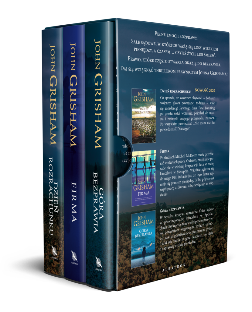 PAKIET DZIEŃ ROZRACHUNKU / FIRMA / GÓRA BEZPRAWIA – John Grisham