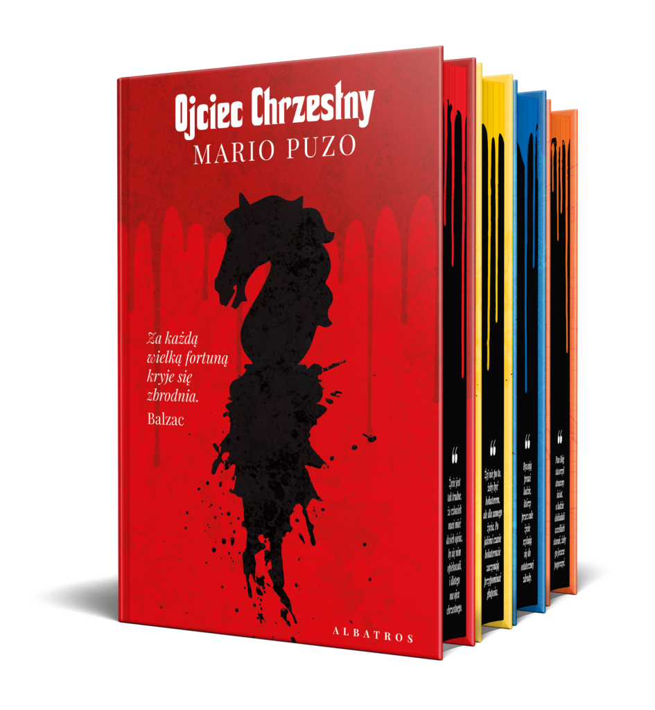 OJCIEC CHRZESTNY/ barwione krawędzie – Mario Puzo