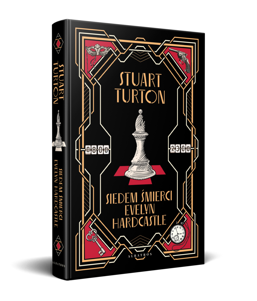 SIEDEM ŚMIERCI EVELYN HARDCASTLE/barwione krawędzie – Stuart Turton