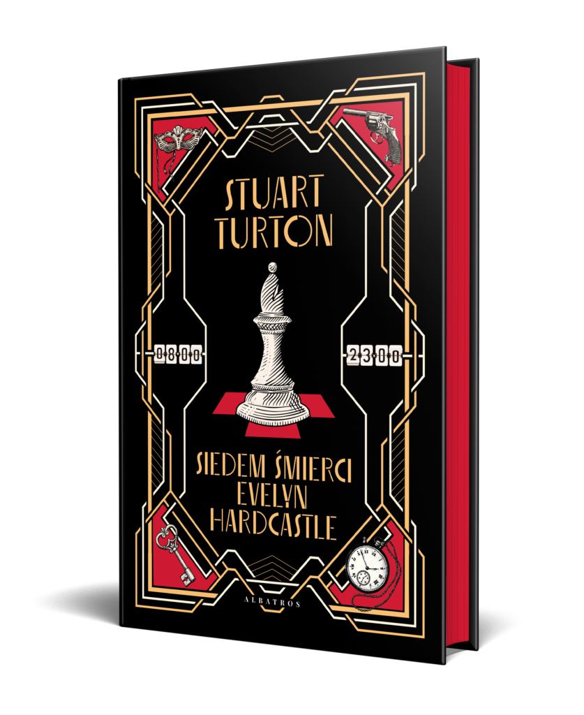 SIEDEM ŚMIERCI EVELYN HARDCASTLE/barwione krawędzie – Stuart Turton