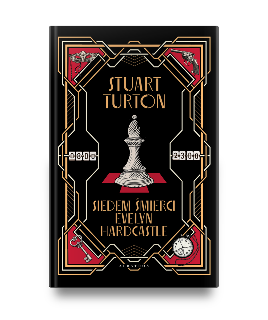 SIEDEM ŚMIERCI EVELYN HARDCASTLE/barwione krawędzie – Stuart Turton