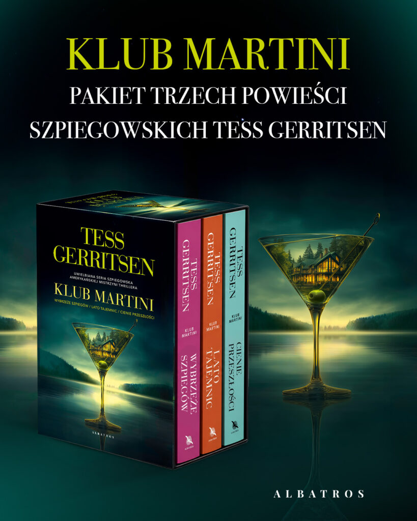 Pakiet KLUB MARTINI: WYBRZEŻE SZPIEGÓW/LATO TAJEMNIC/CIENIE PRZESZŁOŚCI – Tess Gerritsen